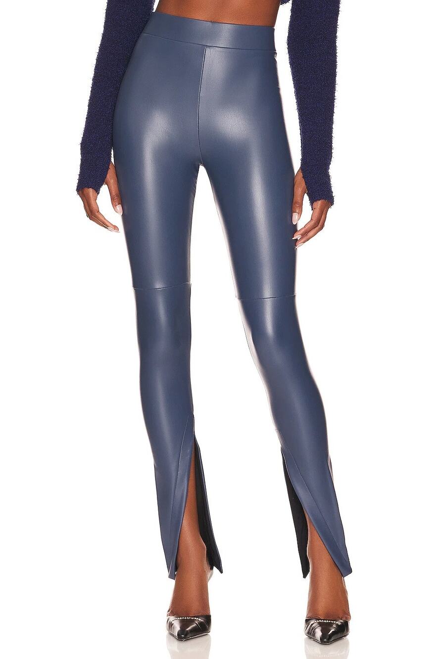 Alix NYC Carlisle Pants Vegan Leather Evening Party Preppy Minimalist Fall S